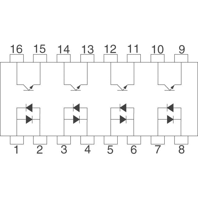 LTV-844S Lite-On Inc.  Optokoppler - Transistor-Photovoltaik-Ausgang